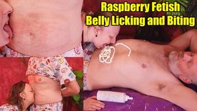 Raspberry Fetish, Licking and Biting! (4K)