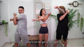 Threesome with a Morbid Yoga Teacher and the Students