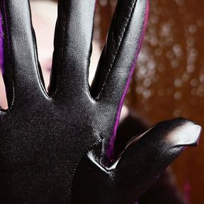 Compilation of ASMR: fetish model MILF Arya Grander GLOVES SOUNDING medical latex rubber gloves