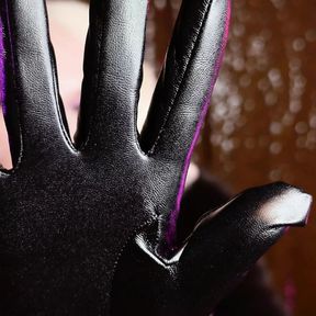 Compilation of ASMR: fetish model MILF Arya Grander GLOVES SOUNDING medical latex rubber gloves