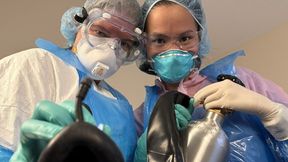 Asian and MILF Dental Drill Exam