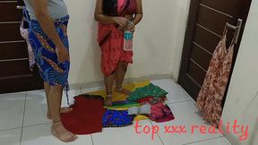 poor beggar indian woman seeling clothes fuck with customer clear hindi voice