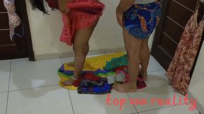 poor beggar indian woman seeling clothes fuck with customer clear hindi voice