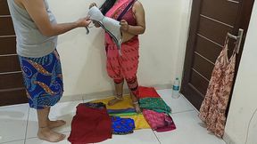 poor beggar indian woman seeling clothes fuck with customer clear hindi voice