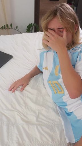 Score a Goal in Me Argentina Fan Punished for Messi’s Red Card Begging