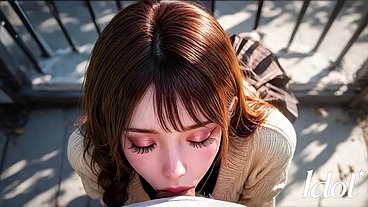 OH I'M GOING TO CUM SOON... // Virgin wet Korean pussy rubs against my cock and it gets hard [AI]