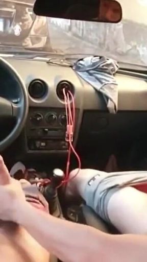 Erick Diaz and Carmona Masturbating Inside the Car in Downtown São Paulo.