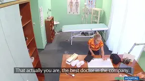 Fake Hospital - Fucking My Boss's Gorgeous Blonde Wife On The Examination Desk