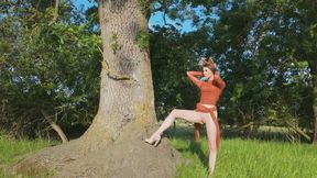A Tale from The Barewood: Brook Logan’s Foxy Woodland Anal Adventure