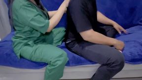 Massage makes the doctor horny