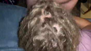 Blonde with dreads sucking cock