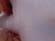 EXERCISE YOGA WITH ME! ASMR Curvy Big Tits Pale Ginger Redhead Hairy Pussy