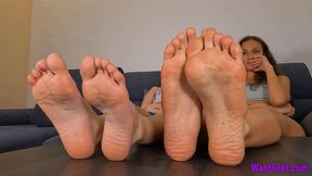 Delicate Wrinkles on Smooth Soles - Perfect Feet - 4K MP4