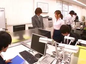 Hot Office Sex With Curvy Coworker Kokone Mizutani's Tempting Ass