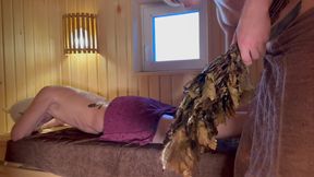#440 Falcon Broke Down and Licked Oliver's Asshole in the Sauna and Then Got Fucked Juicy