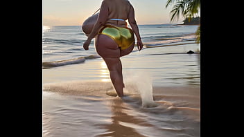 BBW at the beach preview (AI Generated)
