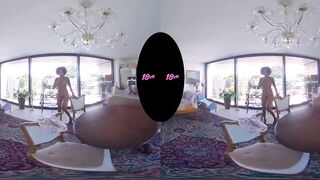 18VR Having Fun Chase And Fucked With African Sexy Luna Corazon