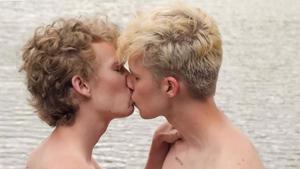 Gabriel's Lake-Side Kissing Frenzy