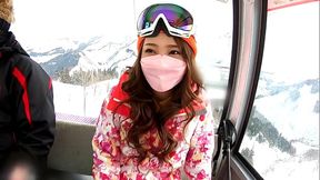 【新潟のゲレンデに激カワヤリマン女神降臨】