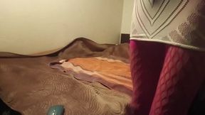Sissy Girl in Pink Fishnet