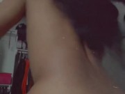 Black Trans Girl shows off her body
