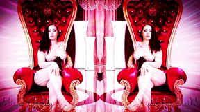 Kneel and worship your queen! Beg me to own you! ( Special effects added)