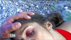 indiana fox , skinny indian babe fucking with rob diesel at the beach