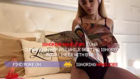 Cum on Cute Ass: Ignored by Petite Teen