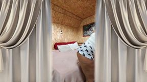 Hot Housewife Lukerya. Morning Starts in Bed.