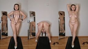 Treadmill Titty Drop & Asshole Wink – Full Body Bounce in Heels