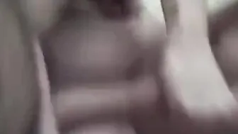 Amateur muscle daddy and twink couple bareback fuck on webcam