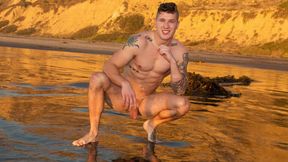 Tattooed Stud Fucks Himself on the Couch - Sean Cody