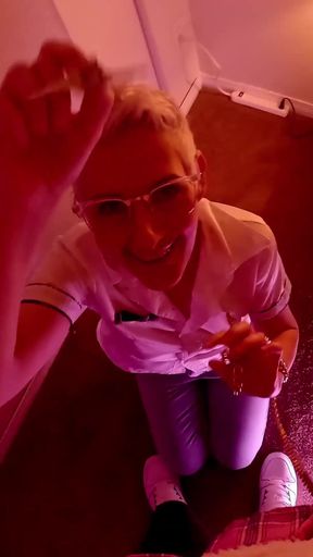 Piss like a girl and cum like a pet