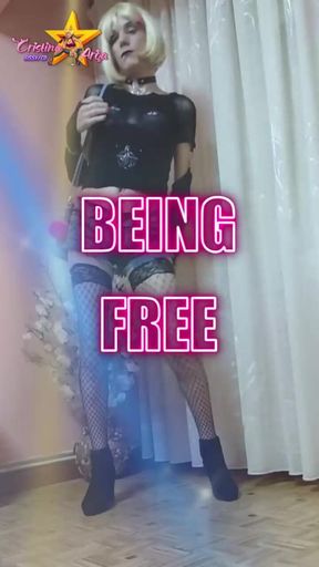 Moments: Sissy Dancing and Showing off Herself