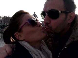 Enjoyable brunette smashed in her shaggy cunt