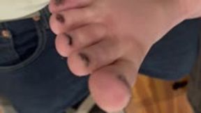 I Made Him Cum Twice on my Sexy Toes in the Same Day!