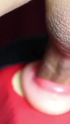 deep throat throat fucking and pulsating close up   Clip 2