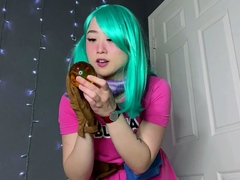 Japanese teen in uniform sucks jerks POV cock