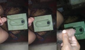 Big dick twink gets morning piss desperation