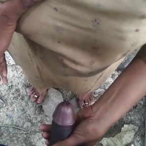 Cheating Outdoor Sex with Friends Wife in Village Jungle