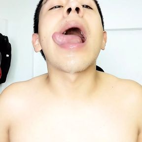 Hot tongue and saliva