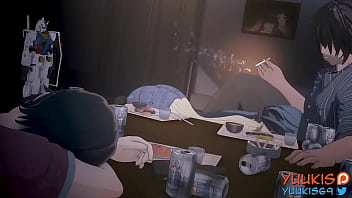 Lori Rinko NTR with sound - Hot babe gives deepthroat blowjob and gets a creampie