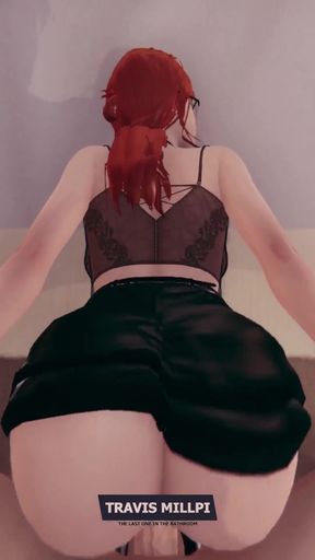 MILF Stepmom Help to Her Stepson to Cum Twice