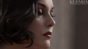 Taller Women Dimitrescu Dominating Hard