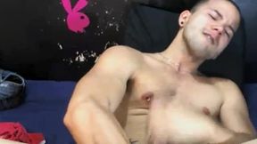 Hot Moaner and Passionate Jerking Off