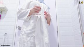 POV: Watch Your Hijabi Girl Crush Tease You With Shower Robe