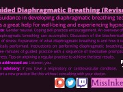 Guided Diaphragmatic Breathing (Revised) ( meditation)