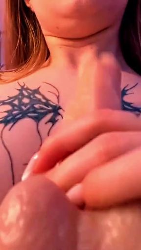 An Israeli blonde will test all your fetishes while pushing a dildo into her tight pussy - Autumn Tears   Clip 2