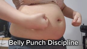 Punching My Belly to Lose Weight – Belly Button, Stomach Impact Play, Before and After Body Check, Self-Control Fetish, Painful Discipline