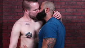 Bear Back - Gay Devin Tyler plus Atlas Grant rough anal